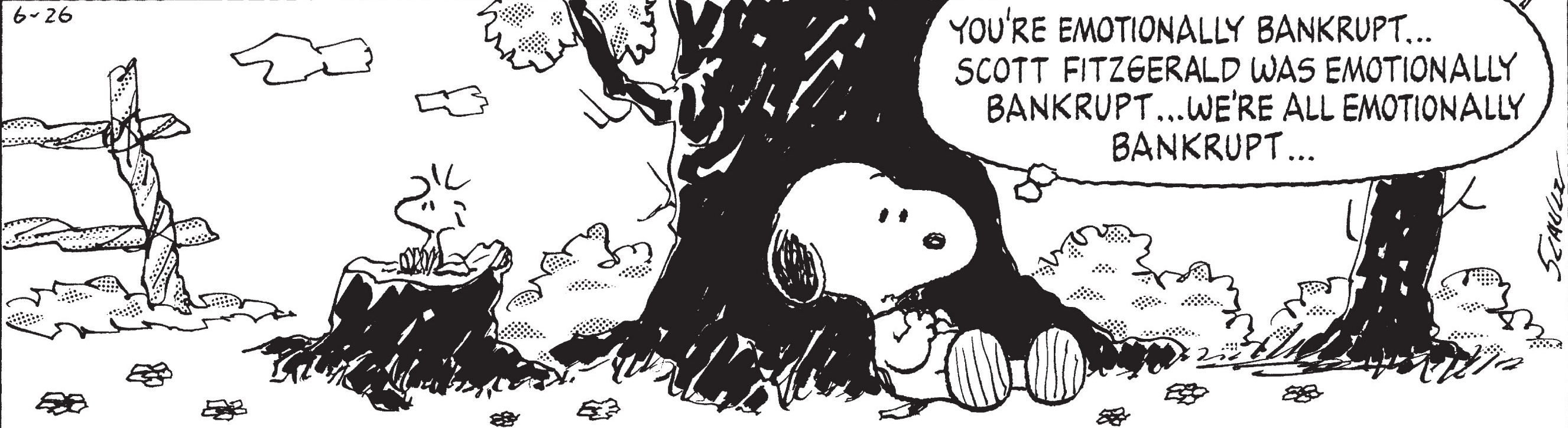 Last peanuts strip