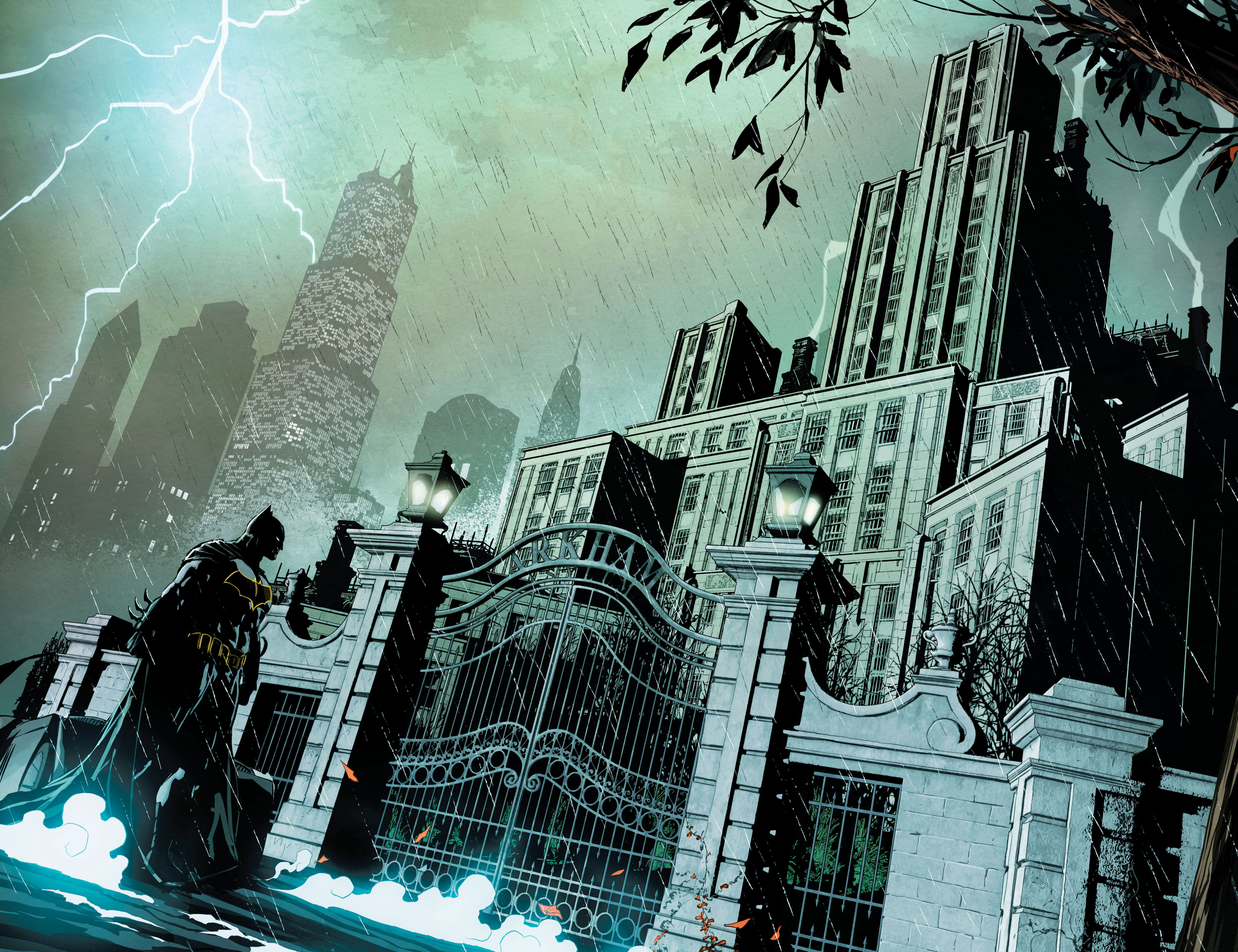 Бэтмен комикс Готэм Сити
