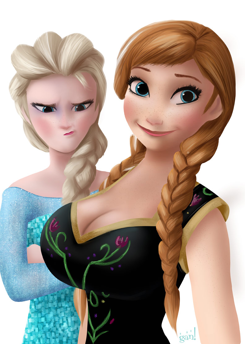 Две голые волосатые девушки Elsa Hanemer и Yana Cey
