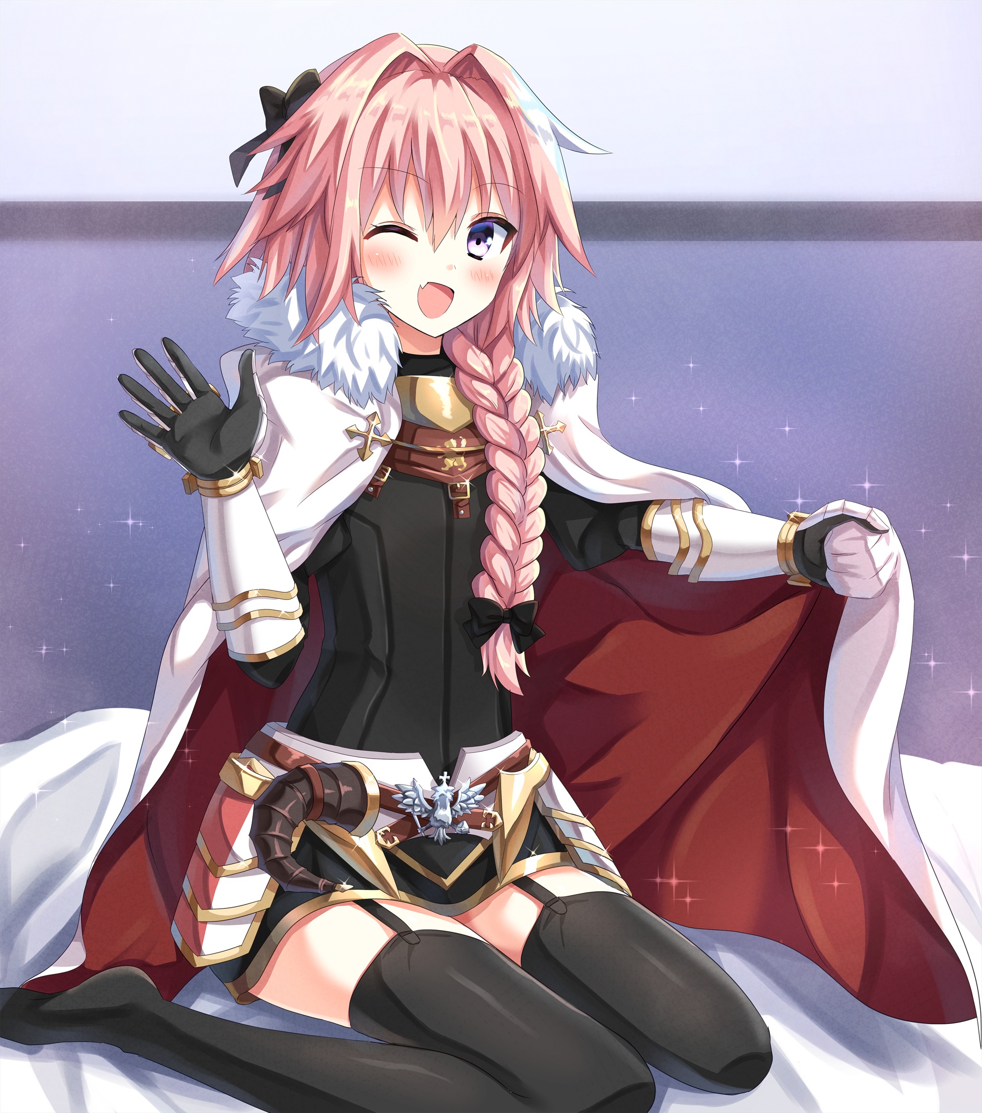 yande.re 434185 armor astolfo(fate) fate_grand_order stockings tagme thighh...