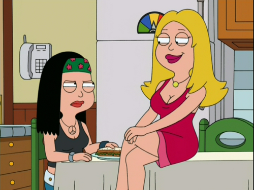 Probably "Hottest American Dad female characters...after Francine"...