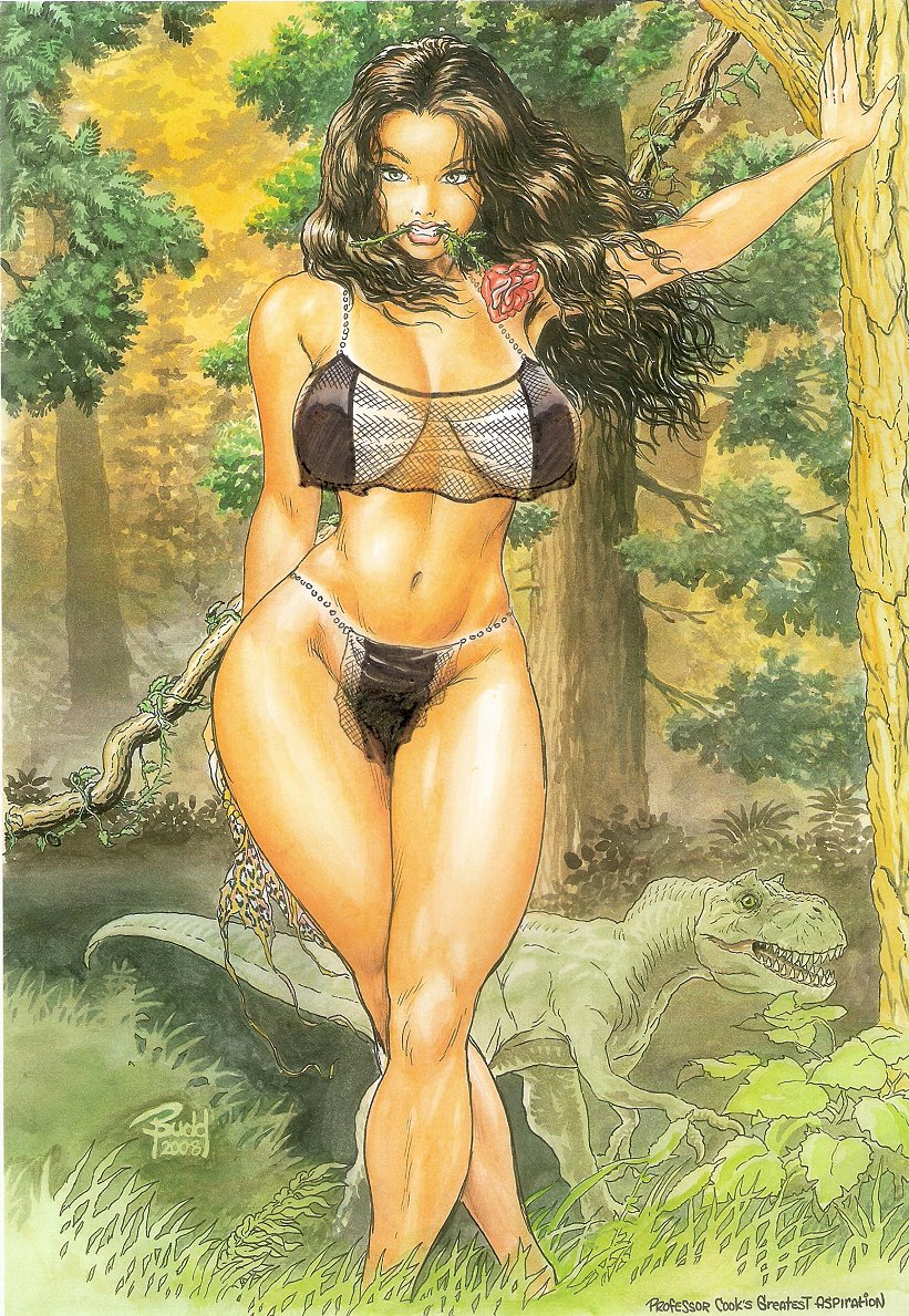 Sexy cavewoman in Comics & Cartoons. 
