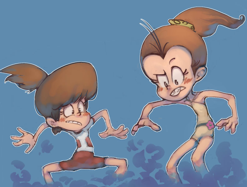She mostly interacted with Luan in the Linc or Swim episode, in Overnight.....