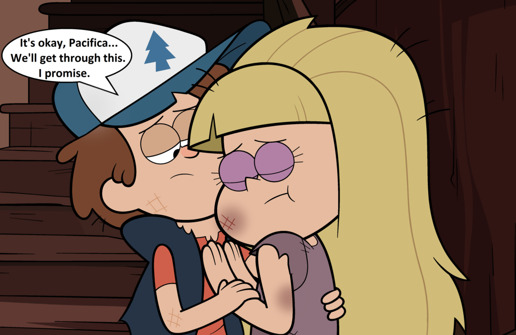 Gravity Fall_Pacifica and Dipper.png.