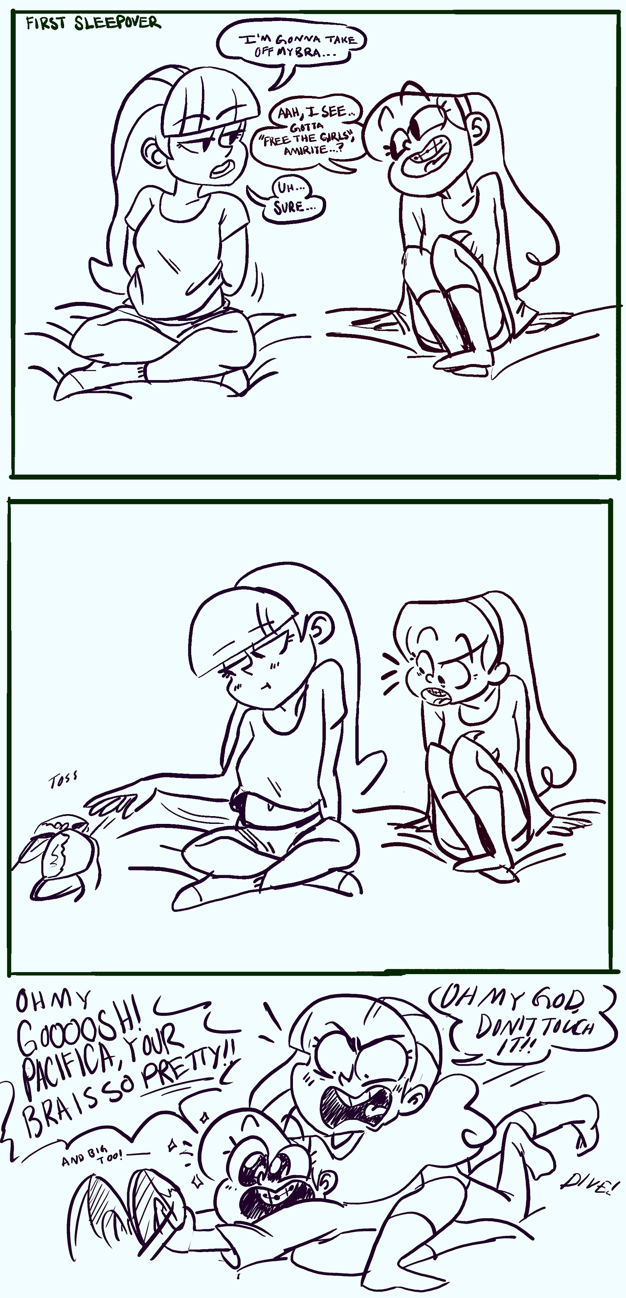 Gravity Falls Pacifica and Mabel&apos;s first sleepover.png 