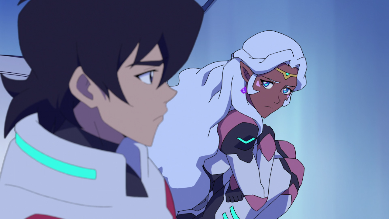 I liked that scene in S3 where Allura was in her plug-suit, but with... 