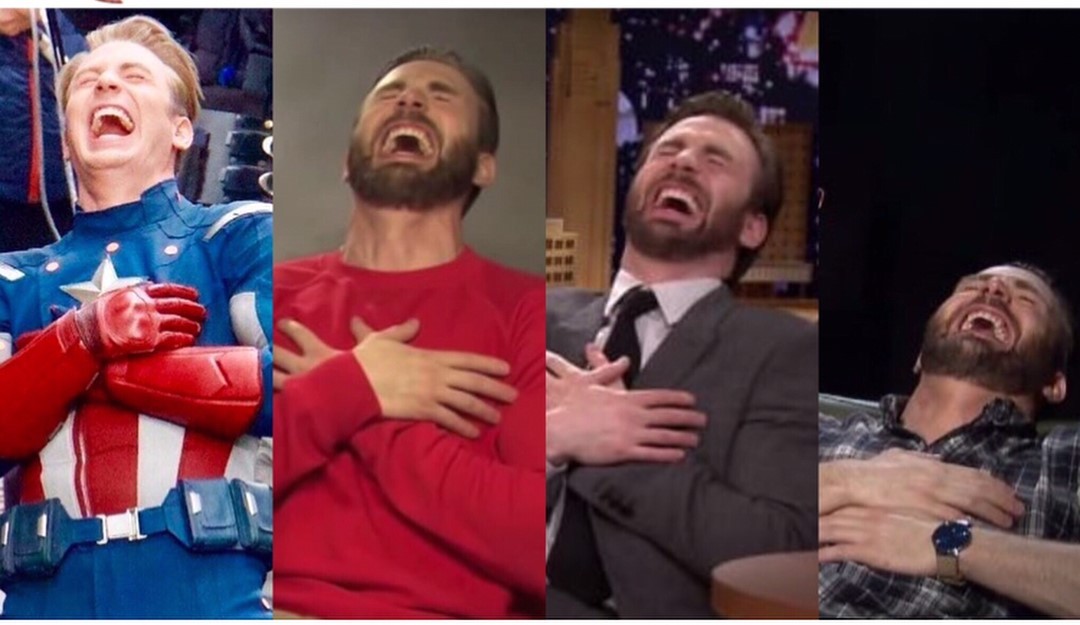 Chris Evans laughs himself to the ground over the course of a few years.jpg...