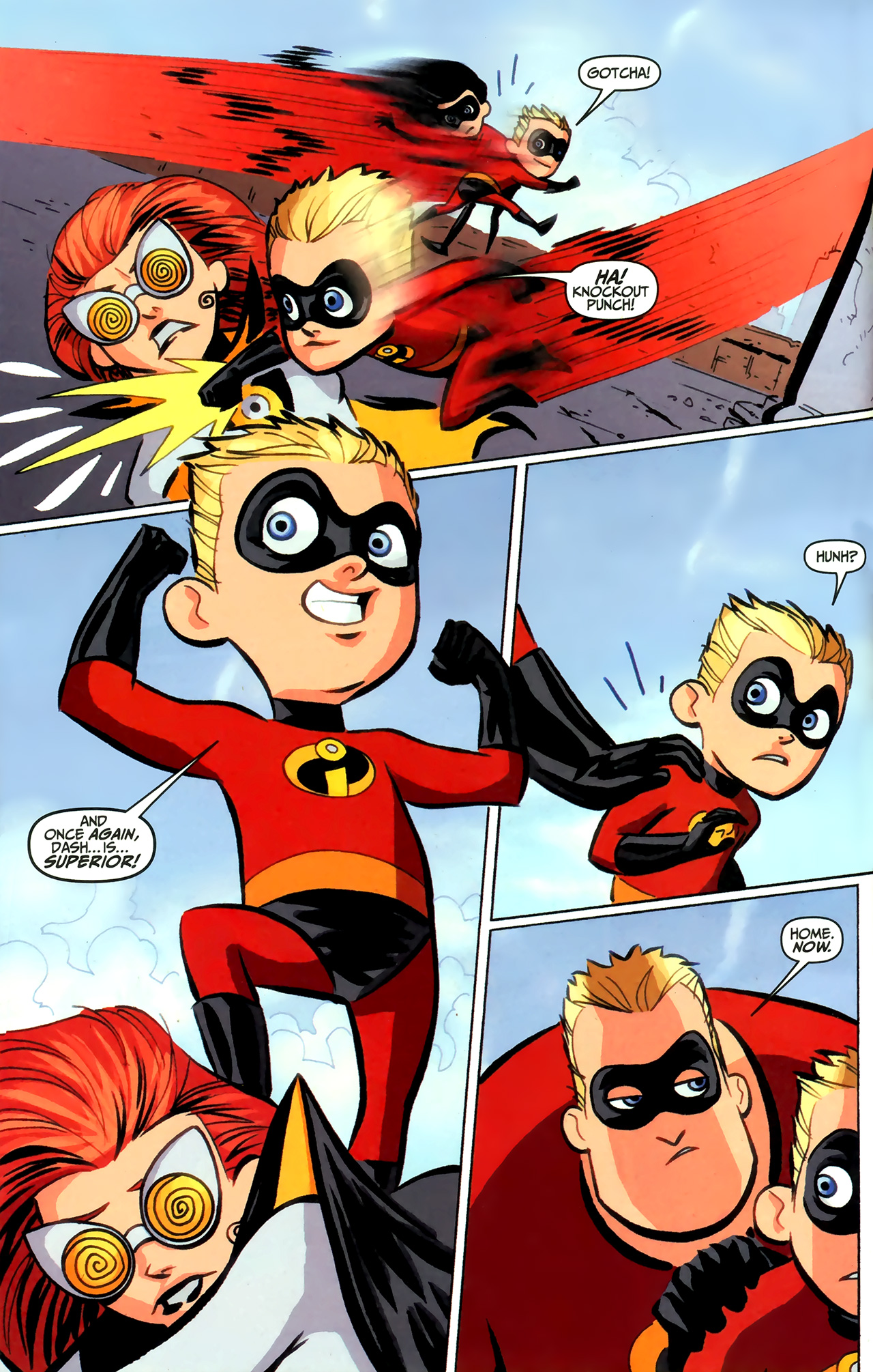 the incredibles comic storytime.
