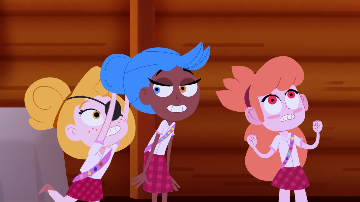Camp Camp has three brown girls 1. Gwen is the camp counselor, whose... 