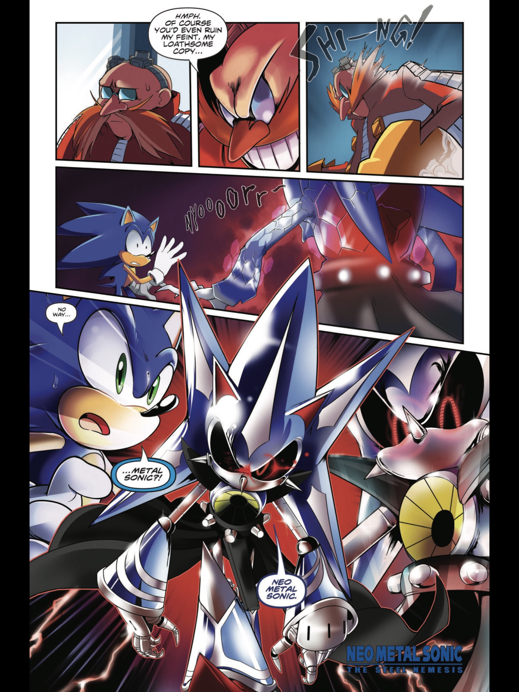 Breezie the hedgehog and Neo Metal Sonic