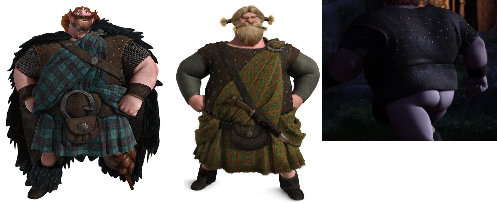 Requesting King Fergus and Lord Macguffin from Brave in a scene where Fergu...