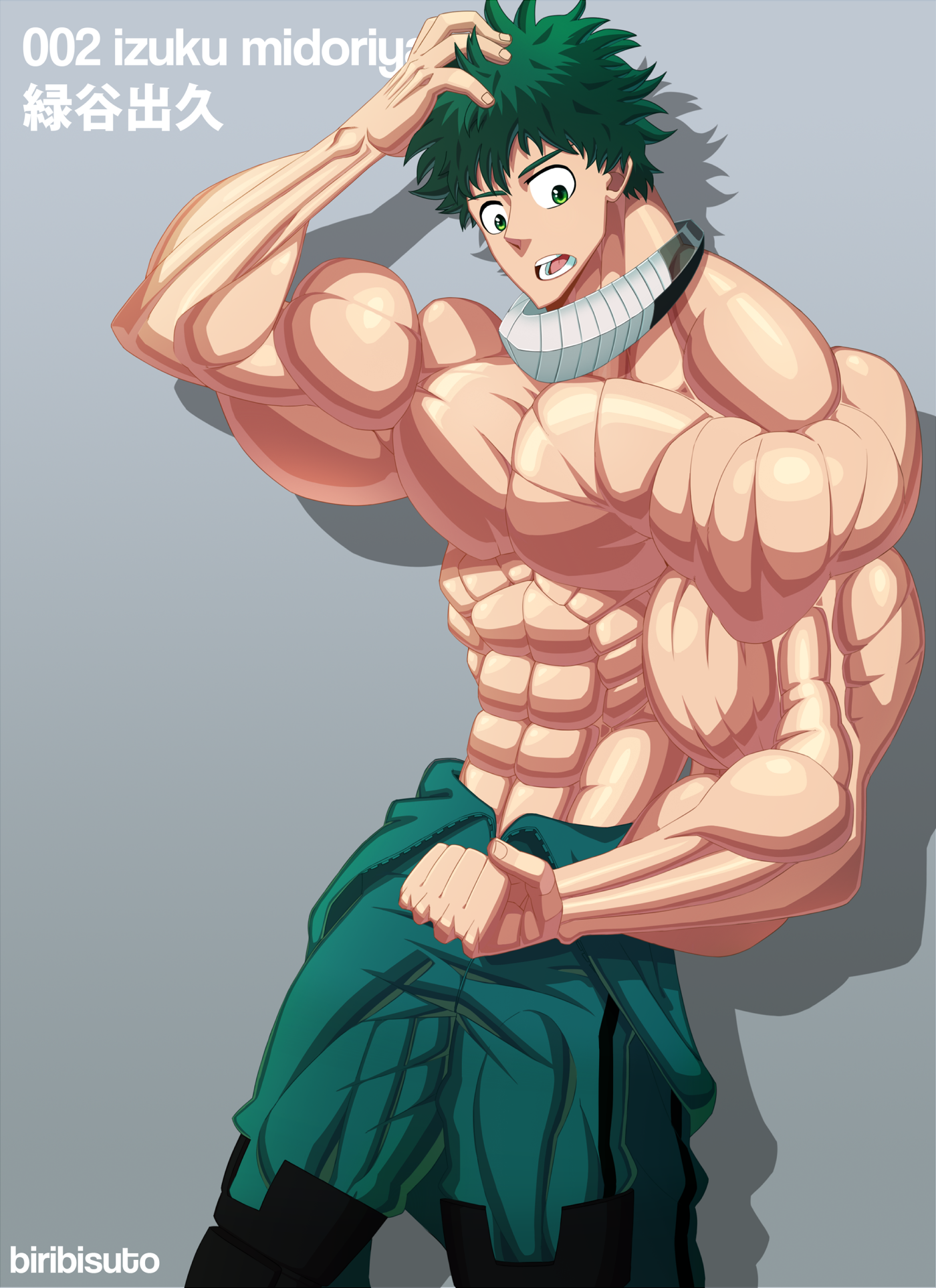 Really like they make skinny Deku to get rammed by others while still... 