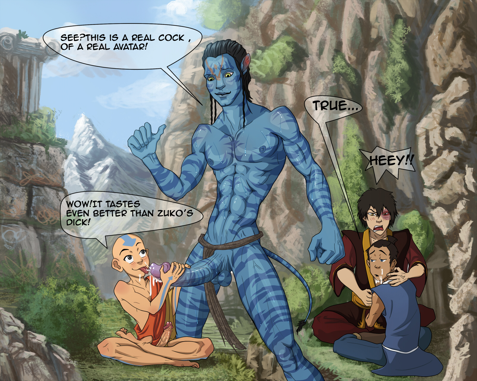 601519 - Aang Avatar_the_Last_Airbender Jake_Sully James_Cameron's_Ava...